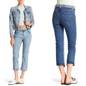 🎉SOLD🎉 Current/Elliott High Waist Two-Tone Somera Jeans